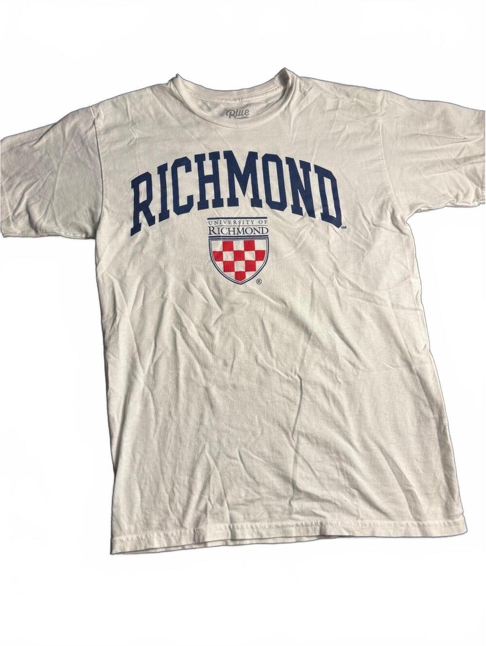 University of Richmond White Graphic T-Shirt Medium